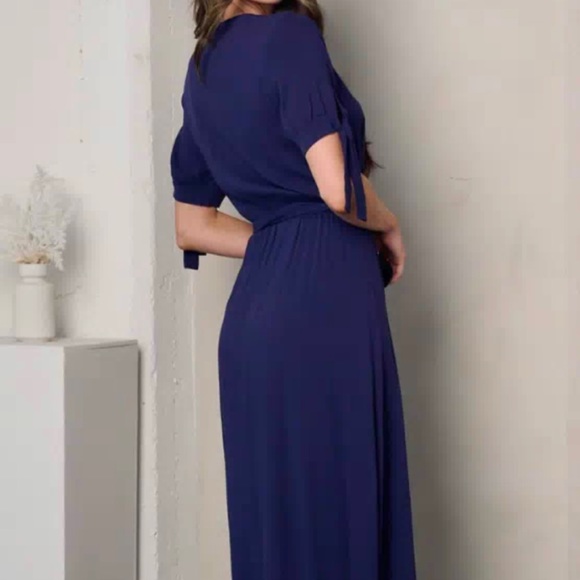 Blue midi dress - Picture 4 of 8